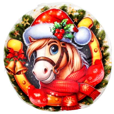 Сладкий новогодний подарок в мягкой упаковке весом 850 грамм