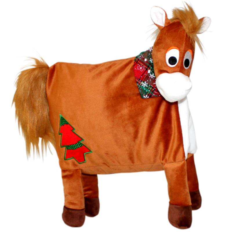 Сладкий подарок на Новый Год в подушке-игрушке весом 1000 грамм